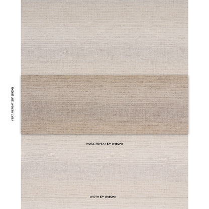 SCHUMACHER  PATTERSON FLYNN LIORA LINEN OMBR?? WOVEN WOVEN NATURAL   - 84460