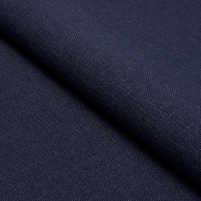 SCHUMACHER  PATTERSON FLYNN LARS RUSTIC LINEN SOLID SOLID NAVY   - 84492