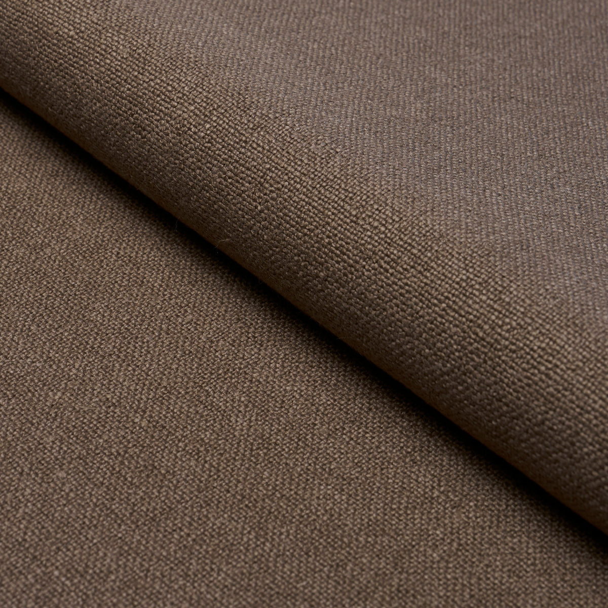 SCHUMACHER  PATTERSON FLYNN LARS RUSTIC LINEN SOLID SOLID BROWN   - 84496