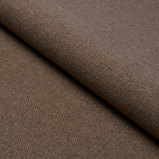 SCHUMACHER  PATTERSON FLYNN LARS RUSTIC LINEN SOLID SOLID BROWN   - 84496