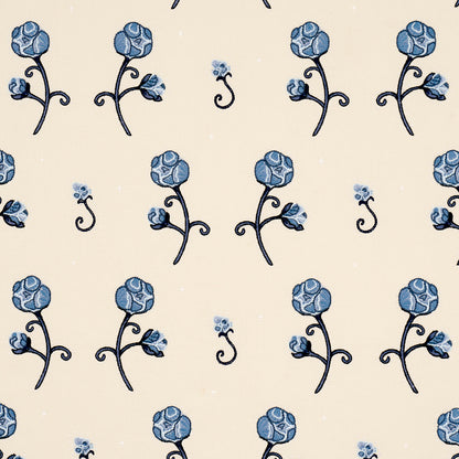 SCHUMACHER  BACKDROP RHINESTONE COWBOY EMBROIDERY WOVEN WOVEN NAVY   - 84551