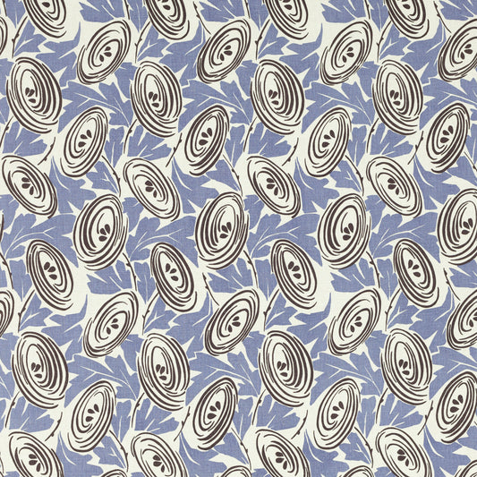 SCHUMACHER  RAOUL TEXTILES PERCY PRINTS PRINTS BLUEBERRY   - 845N51
