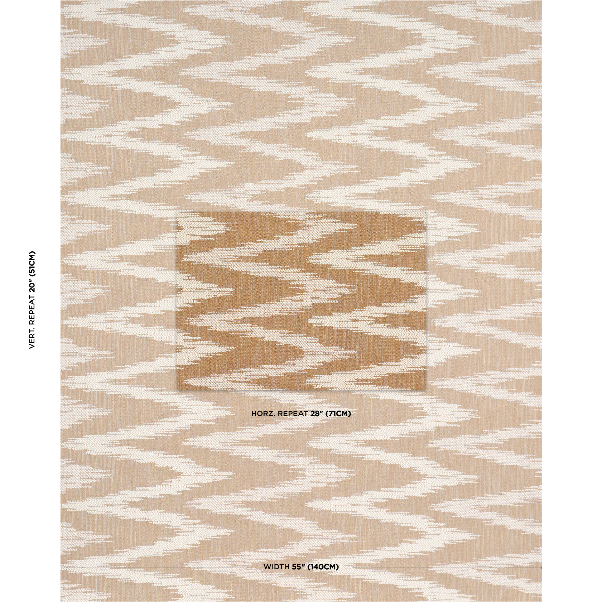 SCHUMACHER  ORPHEUM GRAND GESTURE WOVEN WOVEN BURLAP   - 84631