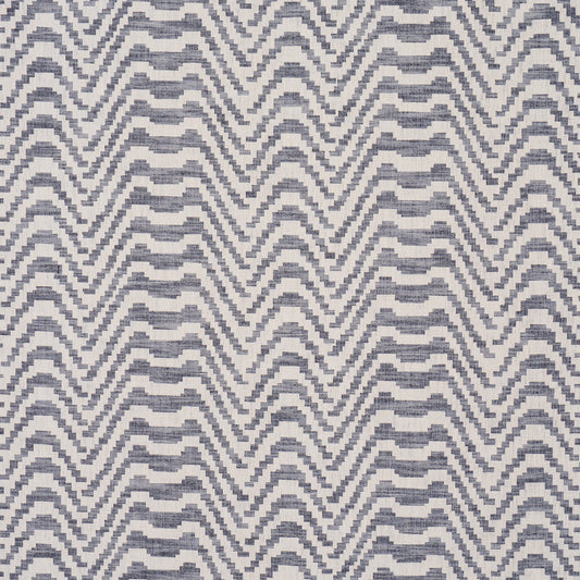 SCHUMACHER  ORPHEUM STEPPED CHEVRON WOVEN WOVEN INDIGO   - 84640