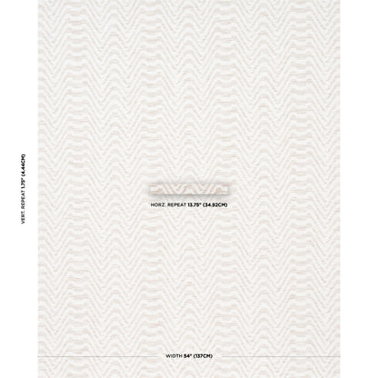 SCHUMACHER  ORPHEUM STEPPED CHEVRON WOVEN WOVEN LINEN   - 84641