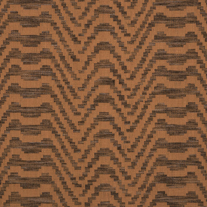 SCHUMACHER  ORPHEUM STEPPED CHEVRON WOVEN WOVEN SEPIA   - 84642