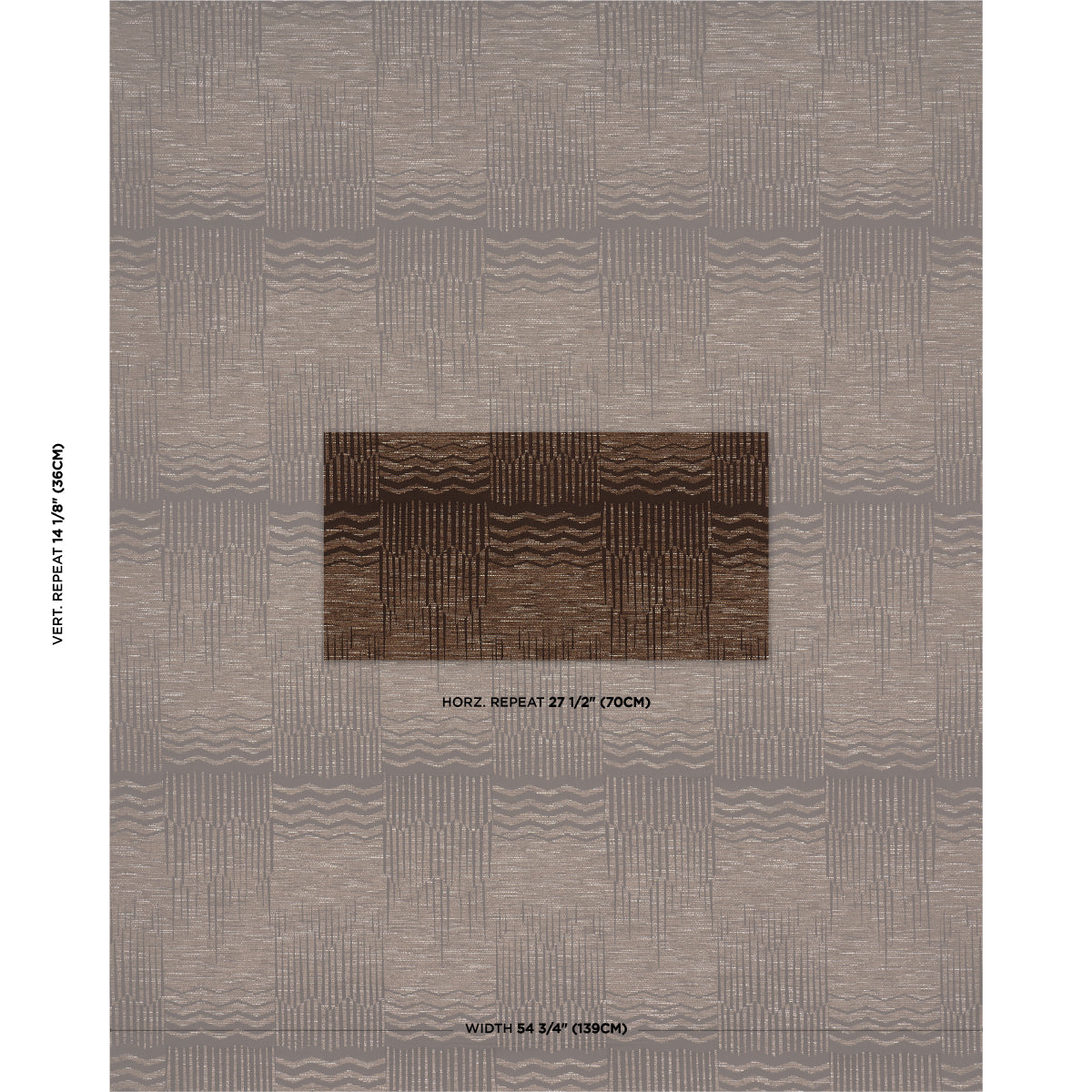 SCHUMACHER  RHYTHM IN MOTION EL DORADO WOVEN WOVEN BRONZE   - 84660