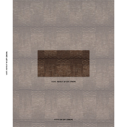 SCHUMACHER  RHYTHM IN MOTION EL DORADO WOVEN WOVEN BRONZE   - 84660