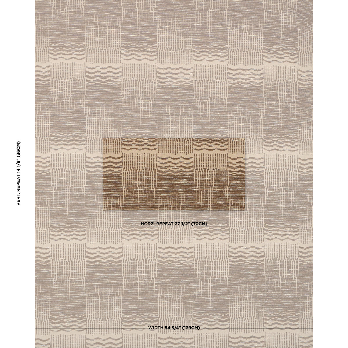 SCHUMACHER  RHYTHM IN MOTION EL DORADO WOVEN WOVEN CHAMPAGNE   - 84661