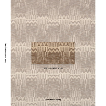 SCHUMACHER  RHYTHM IN MOTION EL DORADO WOVEN WOVEN CHAMPAGNE   - 84661