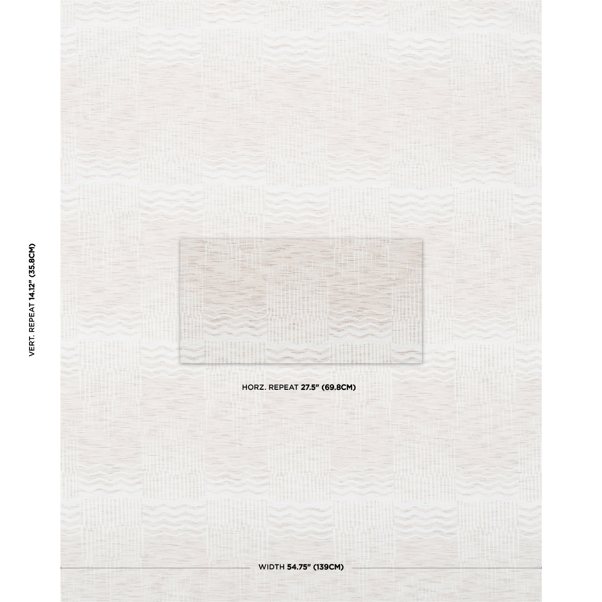 SCHUMACHER  RHYTHM IN MOTION EL DORADO WOVEN WOVEN PEARL   - 84662