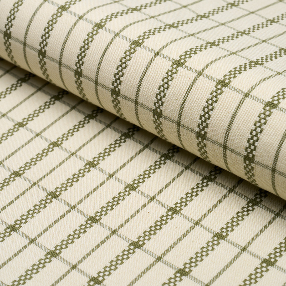 SCHUMACHER  ASHBURY BOYD CHECK WOVEN WOVEN MOSS   - 84682
