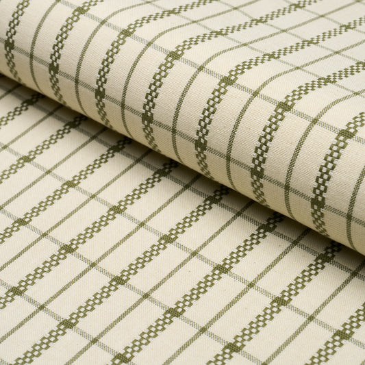 SCHUMACHER  ASHBURY BOYD CHECK WOVEN WOVEN MOSS   - 84682