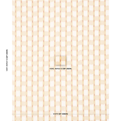 SCHUMACHER  ASHBURY FAYE IKAT WOVEN WOVEN OCHRE   - 84710