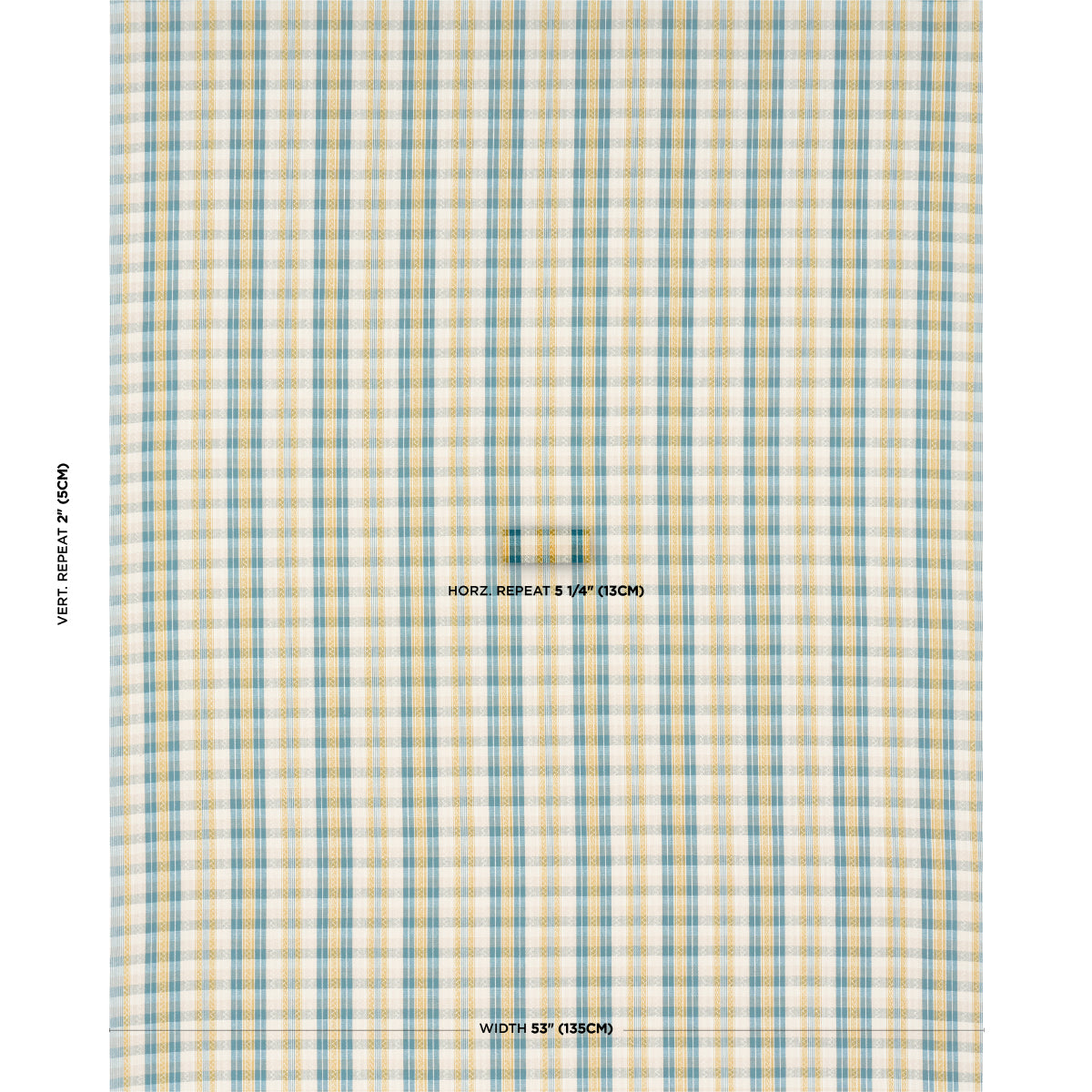 SCHUMACHER  ASHBURY FONDA HAND WOVEN PLAID WOVEN WOVEN TEAL , CITRON   - 84722