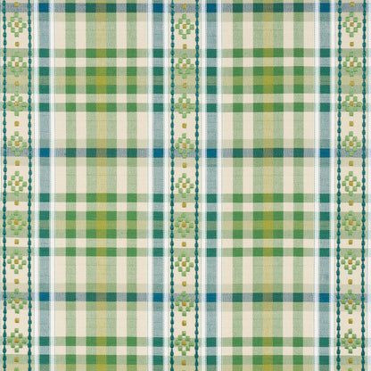 SCHUMACHER  ASHBURY HUTTON HAND WOVEN CHECK WOVEN WOVEN LEAF   - 84731