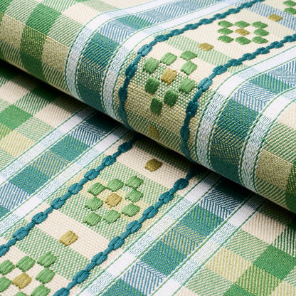 SCHUMACHER  ASHBURY HUTTON HAND WOVEN CHECK WOVEN WOVEN LEAF   - 84731