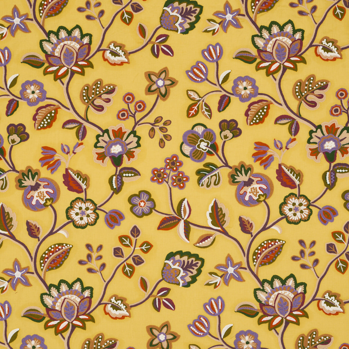SCHUMACHER  ASHBURY LOULOU EMBROIDERY WOVEN WOVEN MARIGOLD   - 84751