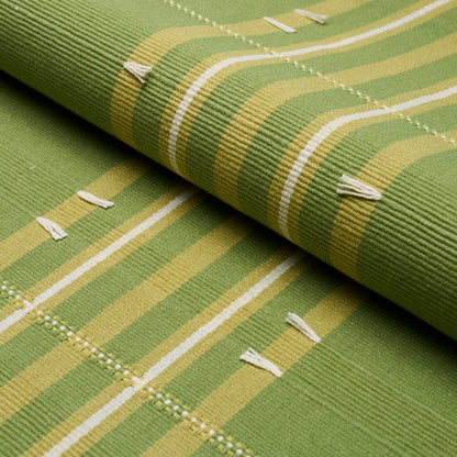 SCHUMACHER  ASHBURY REMMY HAND WOVEN STRIPE WOVEN WOVEN LEAF   - 84781