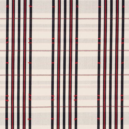 SCHUMACHER  ASHBURY REMMY HAND WOVEN STRIPE WOVEN WOVEN NOIR   - 84782
