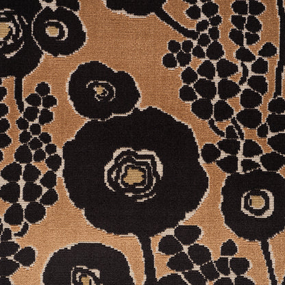 SCHUMACHER  CUT & PATTERNED VELVETS EMELIE VELVET WOVEN WOVEN BRONZE , NOIR   - 84790