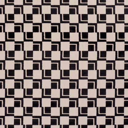 SCHUMACHER  CUT & PATTERNED VELVETS EDISON VELVET WOVEN WOVEN NOIR   - 84802