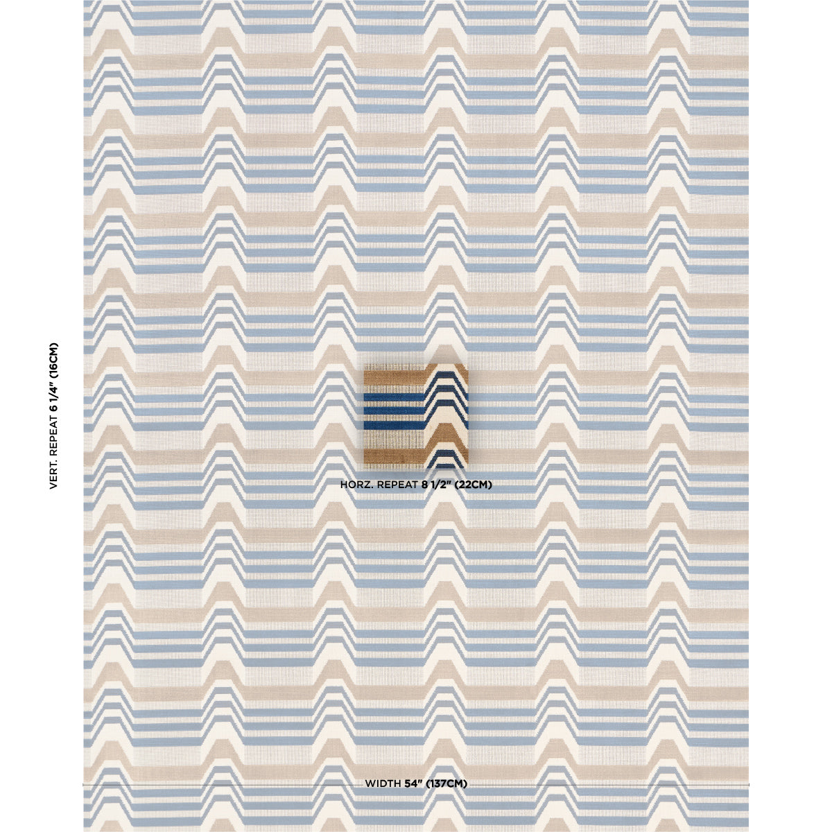 SCHUMACHER  CUT & PATTERNED VELVETS ALDO VELVET WOVEN WOVEN CADET , CAMEL   - 84810