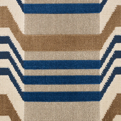 SCHUMACHER  CUT & PATTERNED VELVETS ALDO VELVET WOVEN WOVEN CADET , CAMEL   - 84810