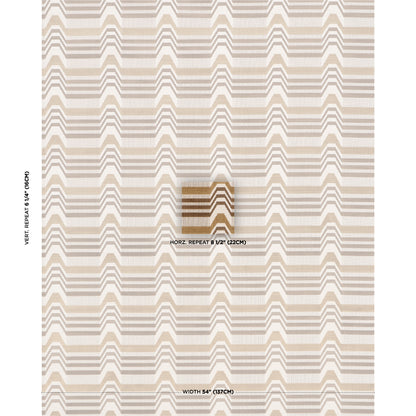 SCHUMACHER  CUT & PATTERNED VELVETS ALDO VELVET WOVEN WOVEN MOCHA , CAMEL   - 84811