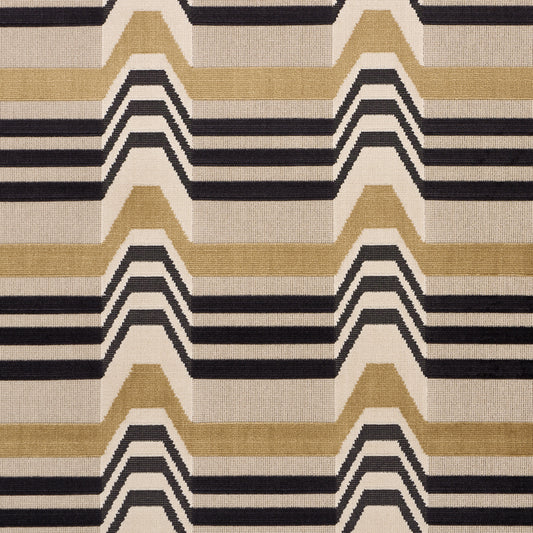 SCHUMACHER  CUT & PATTERNED VELVETS ALDO VELVET WOVEN WOVEN MOCHA , NOIR   - 84812