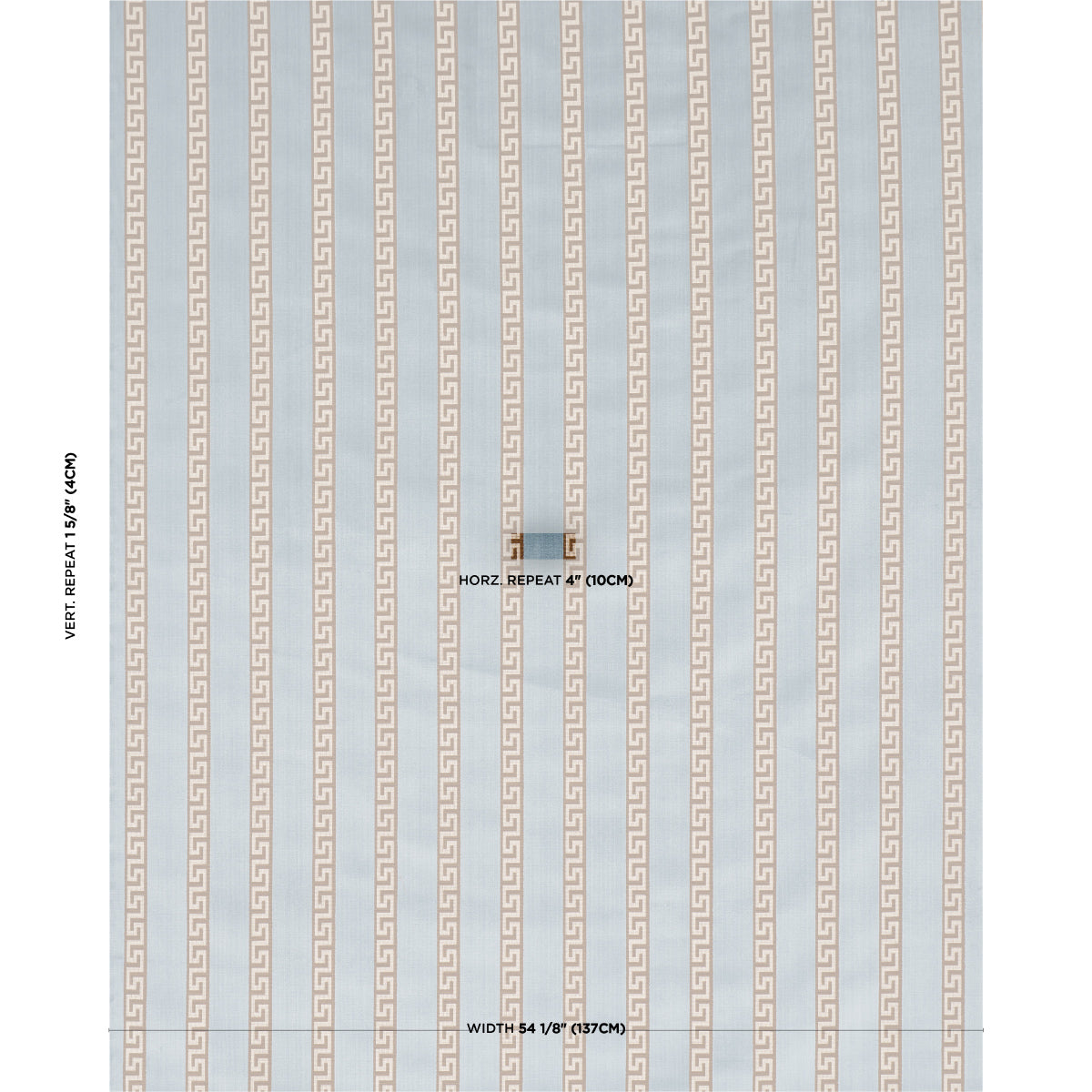 SCHUMACHER  BEAU MONDE DARIUS VELVET STRIPE WOVEN WOVEN AQUAMARINE   - 84851