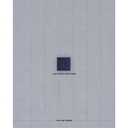 SCHUMACHER  CUT & PATTERNED VELVETS CUNARD STRI?? VELVET WOVEN WOVEN SAPPHIRE   - 84872