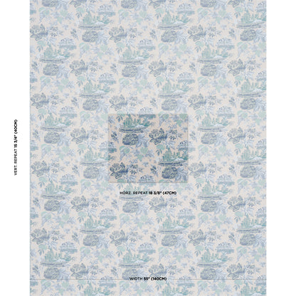 SCHUMACHER  TIMOTHY CORRIGAN JARDIN DE LOUIS WOVEN WOVEN DELFT   - 84880