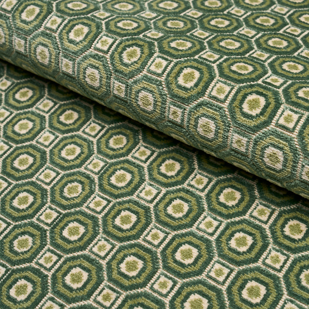 Jardin cut velvet woven fabric, 84890