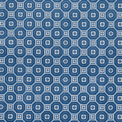 SCHUMACHER  TIMOTHY CORRIGAN TRIANON CUT VELVET WOVEN WOVEN AZUR   - 84892