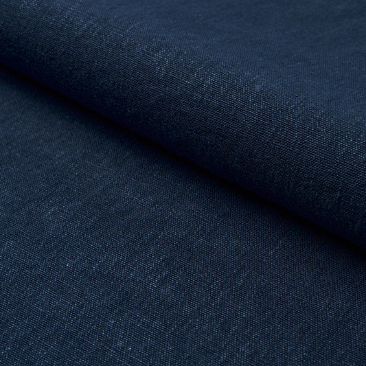 SCHUMACHER  PERFECT BASICS: LINEN JUMI STONEWASHED LINEN WOVEN WOVEN NAVY   - 84910