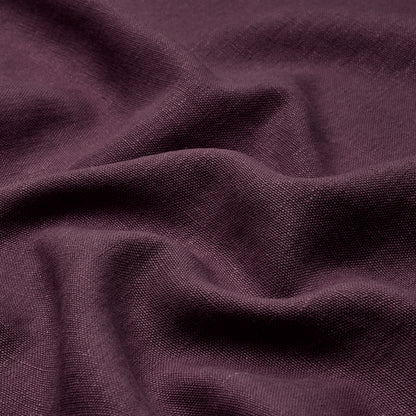 SCHUMACHER  PERFECT BASICS: LINEN JUMI STONEWASHED LINEN WOVEN WOVEN AUBERGINE   - 84911