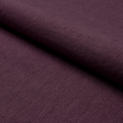 SCHUMACHER  PERFECT BASICS: LINEN JUMI STONEWASHED LINEN WOVEN WOVEN AUBERGINE   - 84911