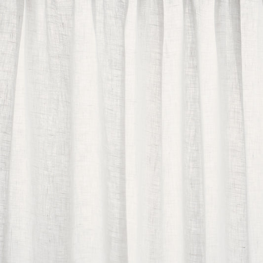 SCHUMACHER  PERFECT BASICS: LINEN AYA SHEER WOVEN WOVEN WHITE   - 84920