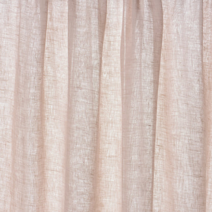 SCHUMACHER  PERFECT BASICS: LINEN AYA SHEER WOVEN WOVEN BLUSH   - 84924