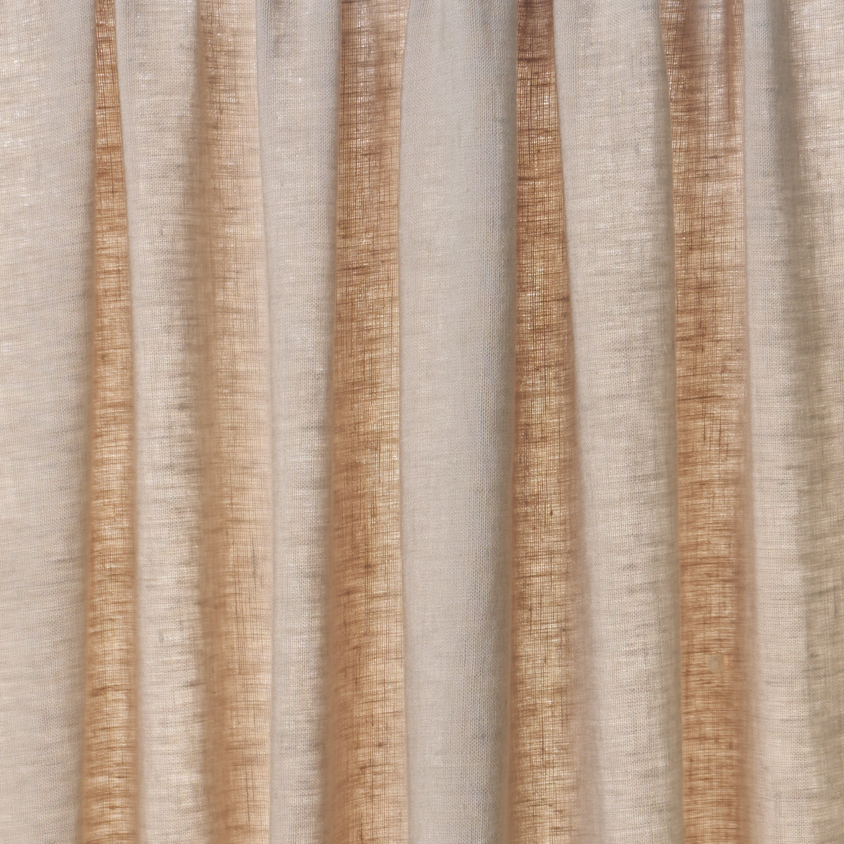 SCHUMACHER  PERFECT BASICS: LINEN LESLIE STONEWASHED SHEER WOVEN WOVEN TAUPE   - 84930