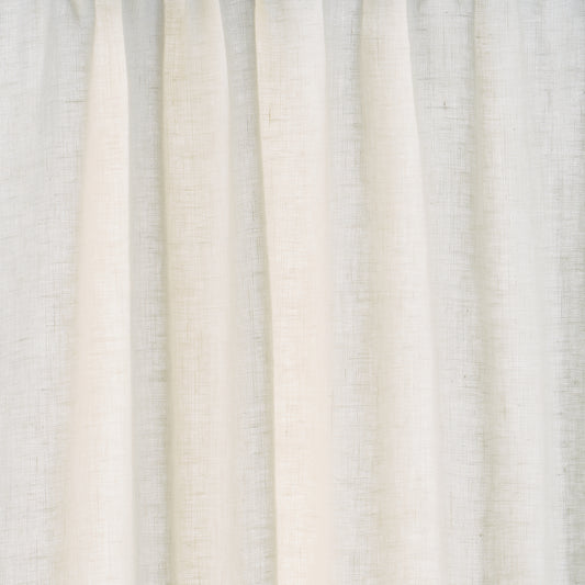 SCHUMACHER  PERFECT BASICS: LINEN LESLIE STONEWASHED SHEER WOVEN WOVEN IVORY   - 84931