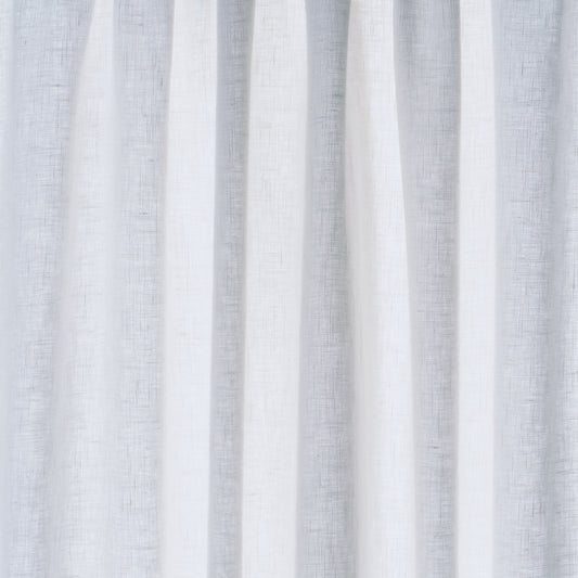 SCHUMACHER  PERFECT BASICS: LINEN LESLIE STONEWASHED SHEER WOVEN WOVEN WHITE   - 84932