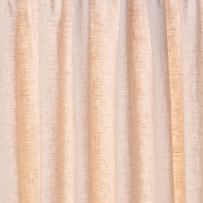 SCHUMACHER  PERFECT BASICS: LINEN LESLIE STONEWASHED SHEER WOVEN WOVEN BLUSH   - 84934