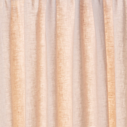 SCHUMACHER  PERFECT BASICS: LINEN LESLIE STONEWASHED SHEER WOVEN WOVEN BLUSH   - 84934