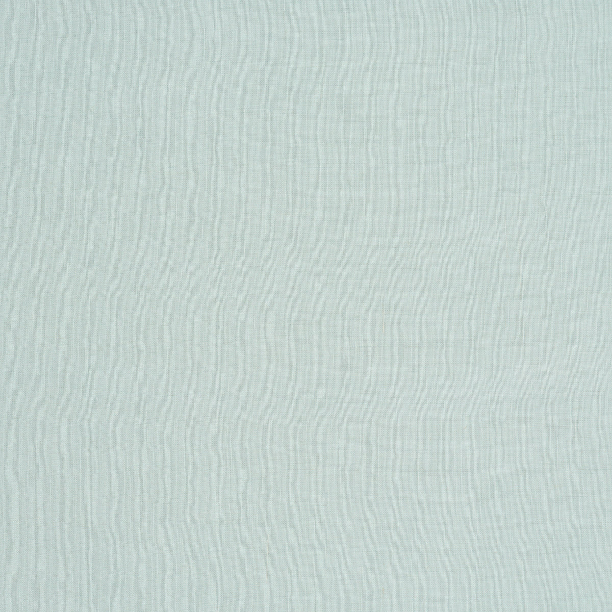 Pale aqua linen fabric texture swatch with subtle woven pattern.