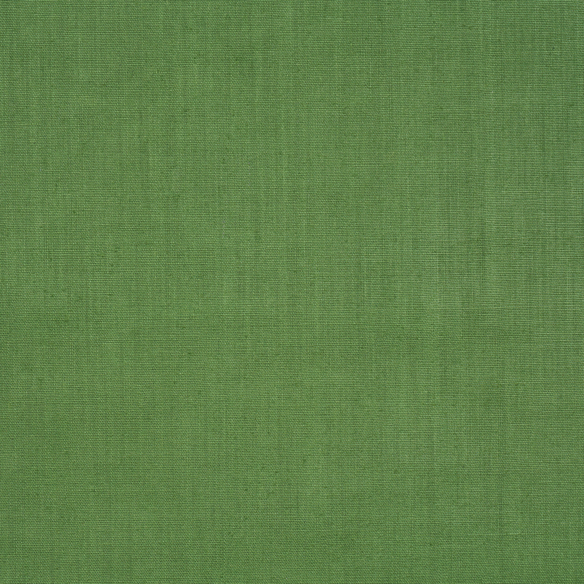 Olive green linen-textured fabric close-up, fine weave, suitable for upholstery or crafts