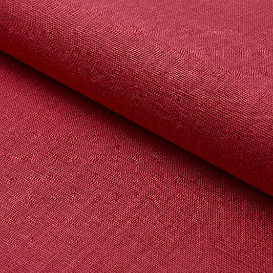 SCHUMACHER  PERFECT BASICS: LINEN LEO GLAZED LINEN WOVEN WOVEN RED   - 84967