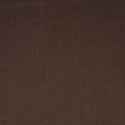 Brown linen woven fabric swatch with subtle texture, suitable for upholstery or crafts.
