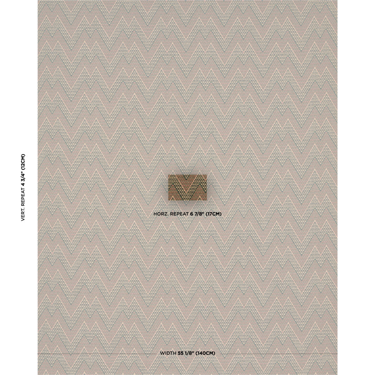 SCHUMACHER  LUXE LODGE ALPINE PEAKS CHEVRON WOVEN WOVEN TERRACOTTA DESERT   - 84970